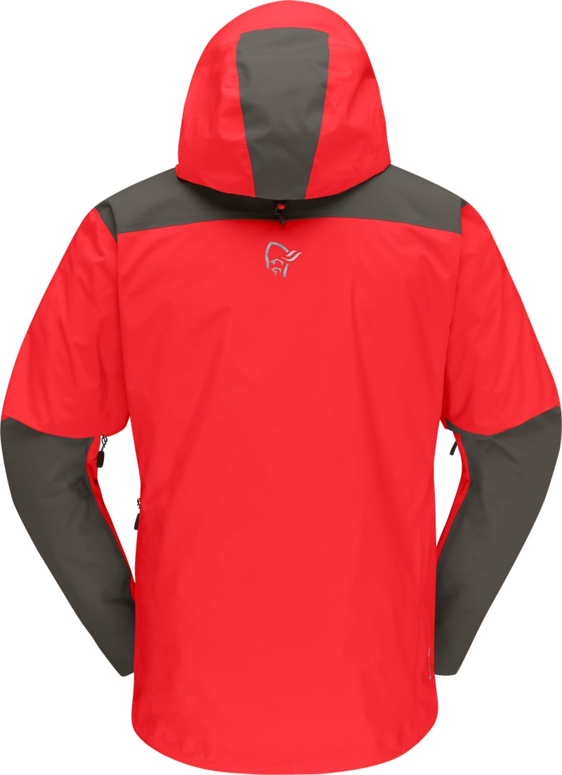 Norrøna trollveggen Gore-Tex Pro light Jacket (M) Flame Scarlet