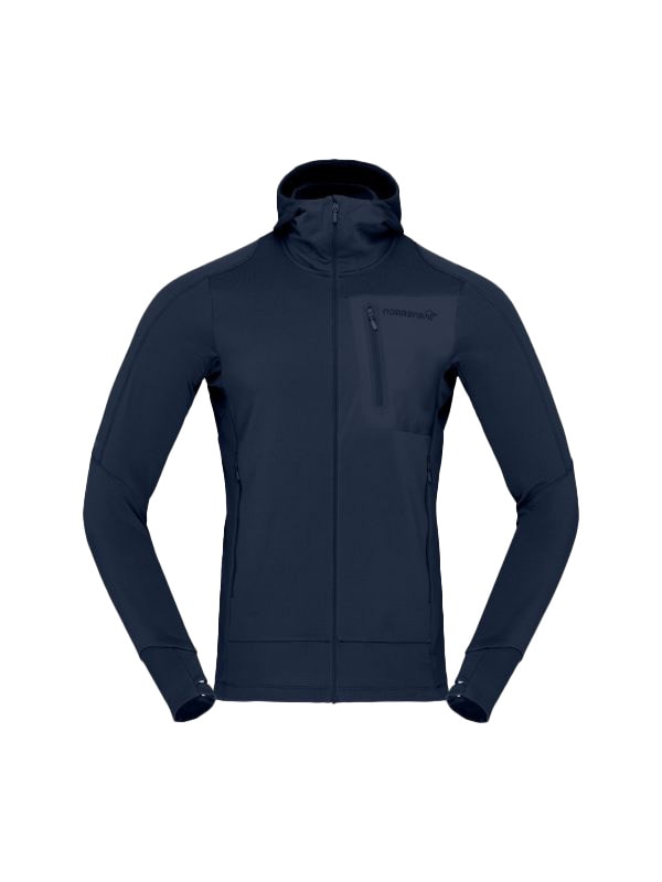 Norrøna Falketind Power Grid Hood (M) Indigo Night