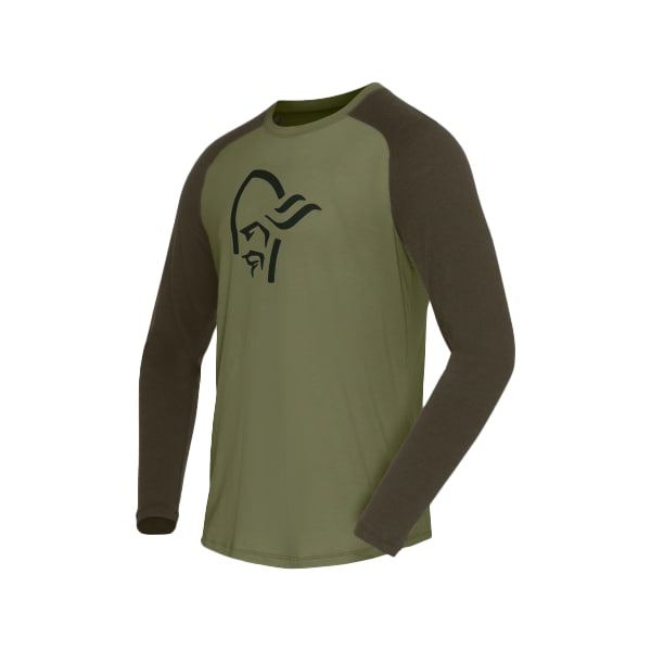 Norrøna Femund pureUll Long sleeve (M) Loden Green