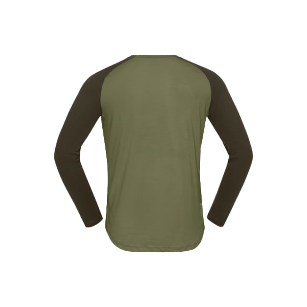 Norrøna Femund pureUll Long sleeve (M) Loden Green