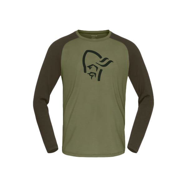 Norrøna Femund pureUll Long sleeve (M) Loden Green