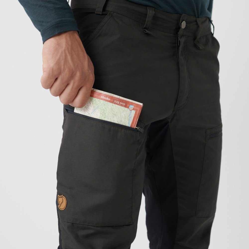Fjällräven Abisko Lite Trekking Trousers M Dark Grey
