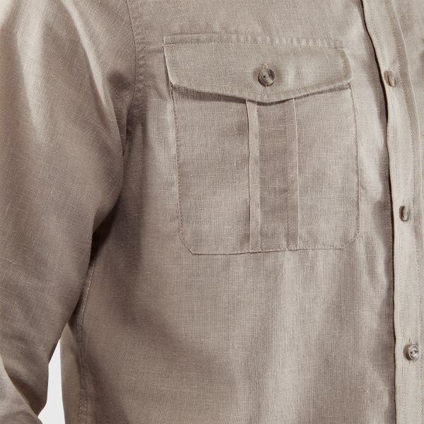 Fjällräven Övik Travel Shirt LS M Fog