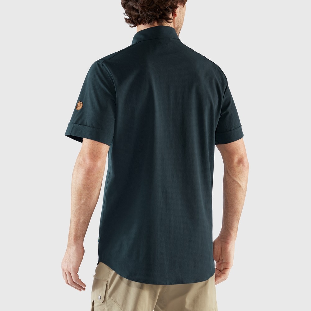 Fjällräven Abisko Trekking Shirt SS M Dark Grey