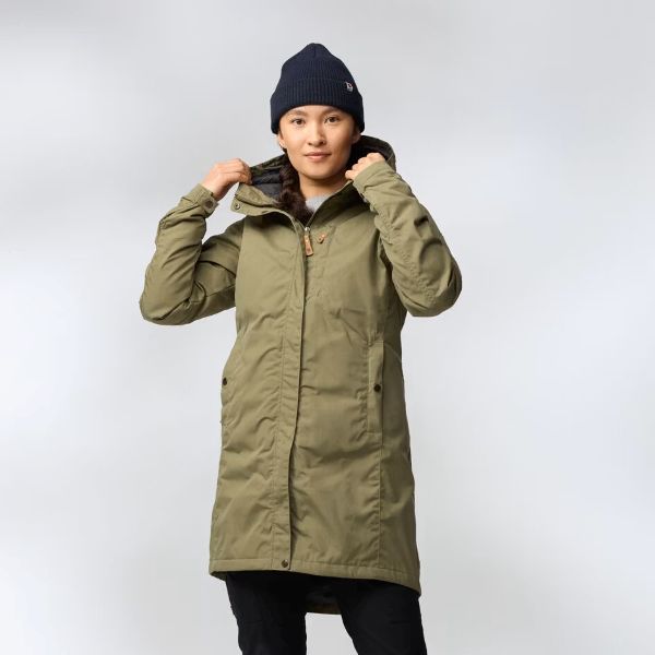 Fjällräven Kiruna Padded Parka W Brunt Red