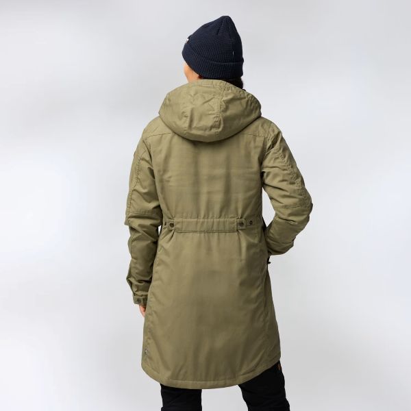 Fjällräven Kiruna Padded Parka W Brunt Red