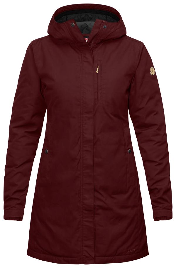 Fjällräven Kiruna Padded Parka W Burnt Red