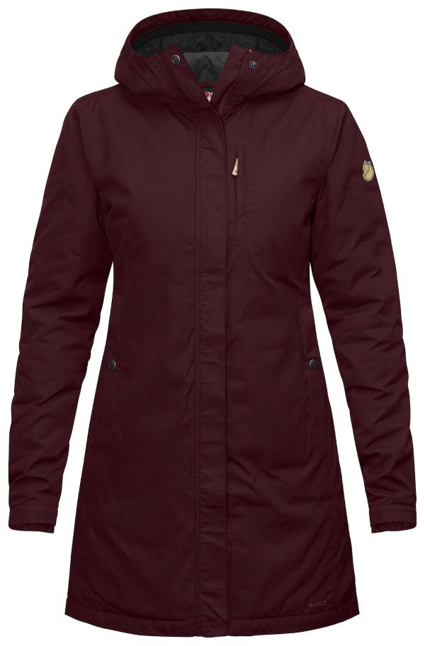 Fjällräven Kiruna Padded Parka W Dark Garnet