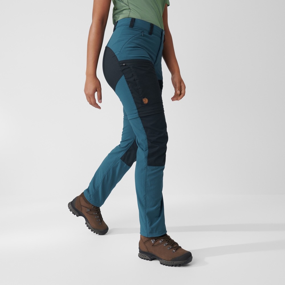 Fjällräven Abisko Midsummer Zip Off Trousers W Jade INDIGO BLUE-DARK NAVY
