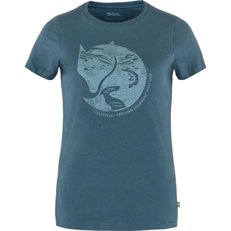 Fjällräven Arctic Fox T-Shirt W INDIGO BLUE