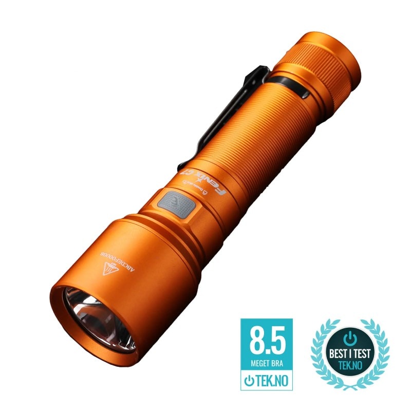 Fenix C7 Orange High performance Led Lykt Limited Edition