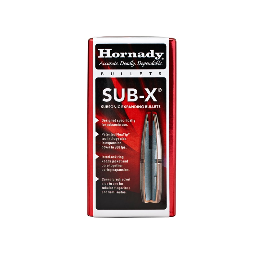 Hornady Sub-X Bullets 338 Cal (.338) 307 Gr Sub-X (338 ARC)