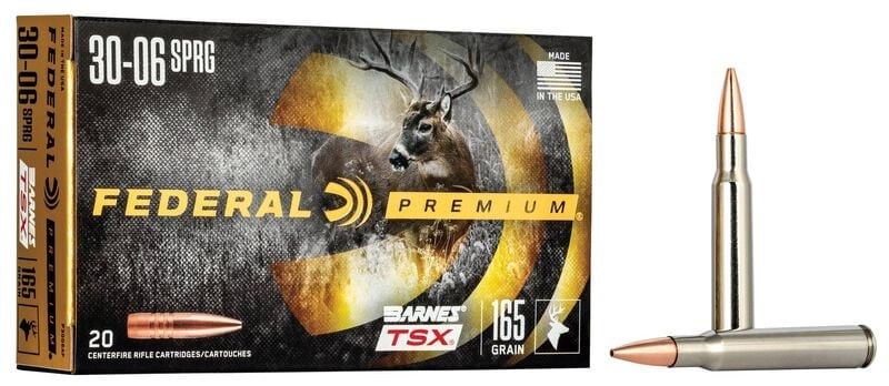 Federal Premium Federal Premium 30-06 SPRG 165 GRS BARNES TSX
