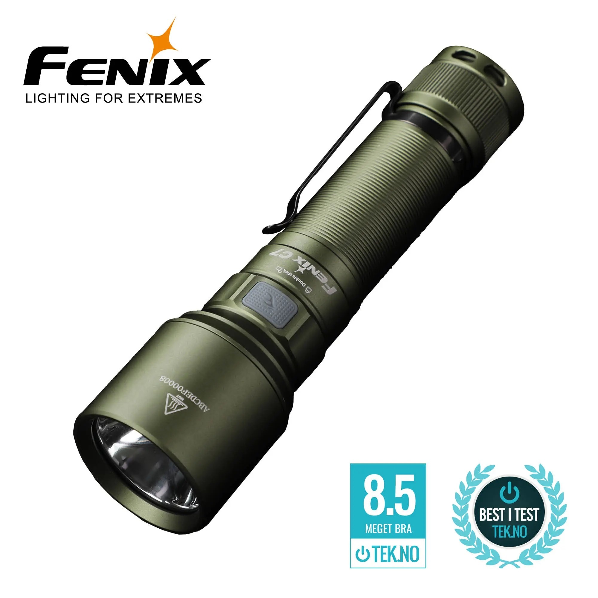 Fenix C7 Grønn High performance Led Lykt Limited Edition