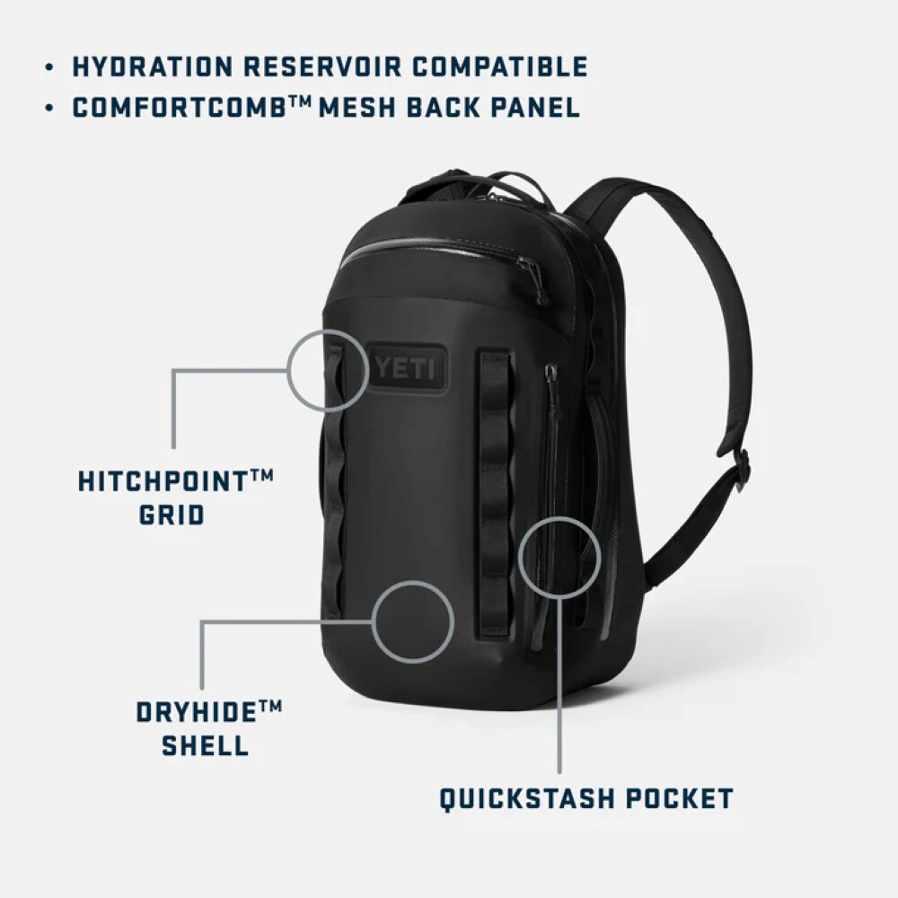 Yeti Cayo Backpack 25L Black