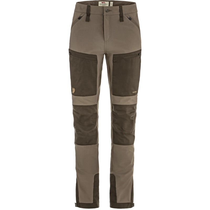 Fjällräven Keb Agile Trousers W Reg Suede Brown - Dark Olive