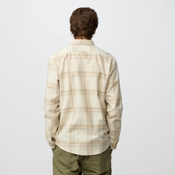 Fjällräven Övik Lite Flannel Shirt M Dark Navy - Chalk White