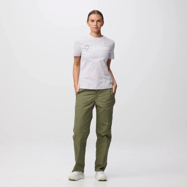Fjällräven Archive Logo T-shirt W Eggshell