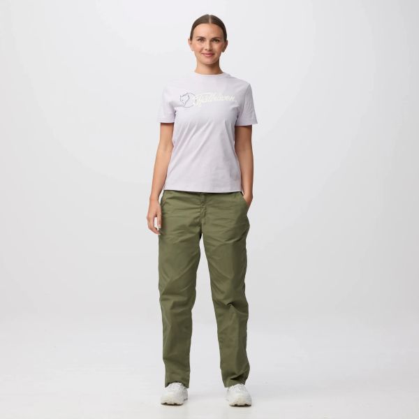 Fjällräven Archive Logo T-shirt W Eggshell