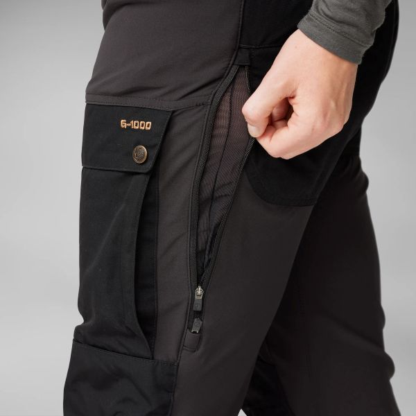 Fjällräven Keb Trousers Curved W Regular Dark Navy - Dawn Blue