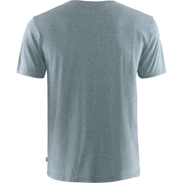 Fjällräven Logo T-shirt M Uncle Blue - Melange