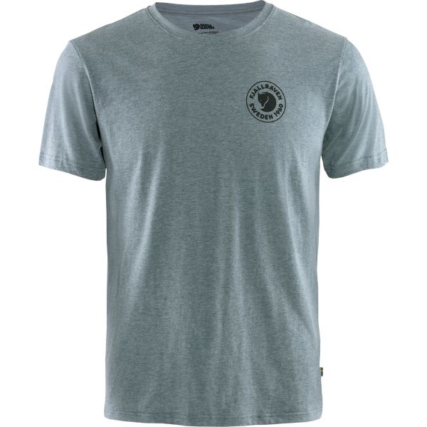 Fjällräven Logo T-shirt M Uncle Blue - Melange