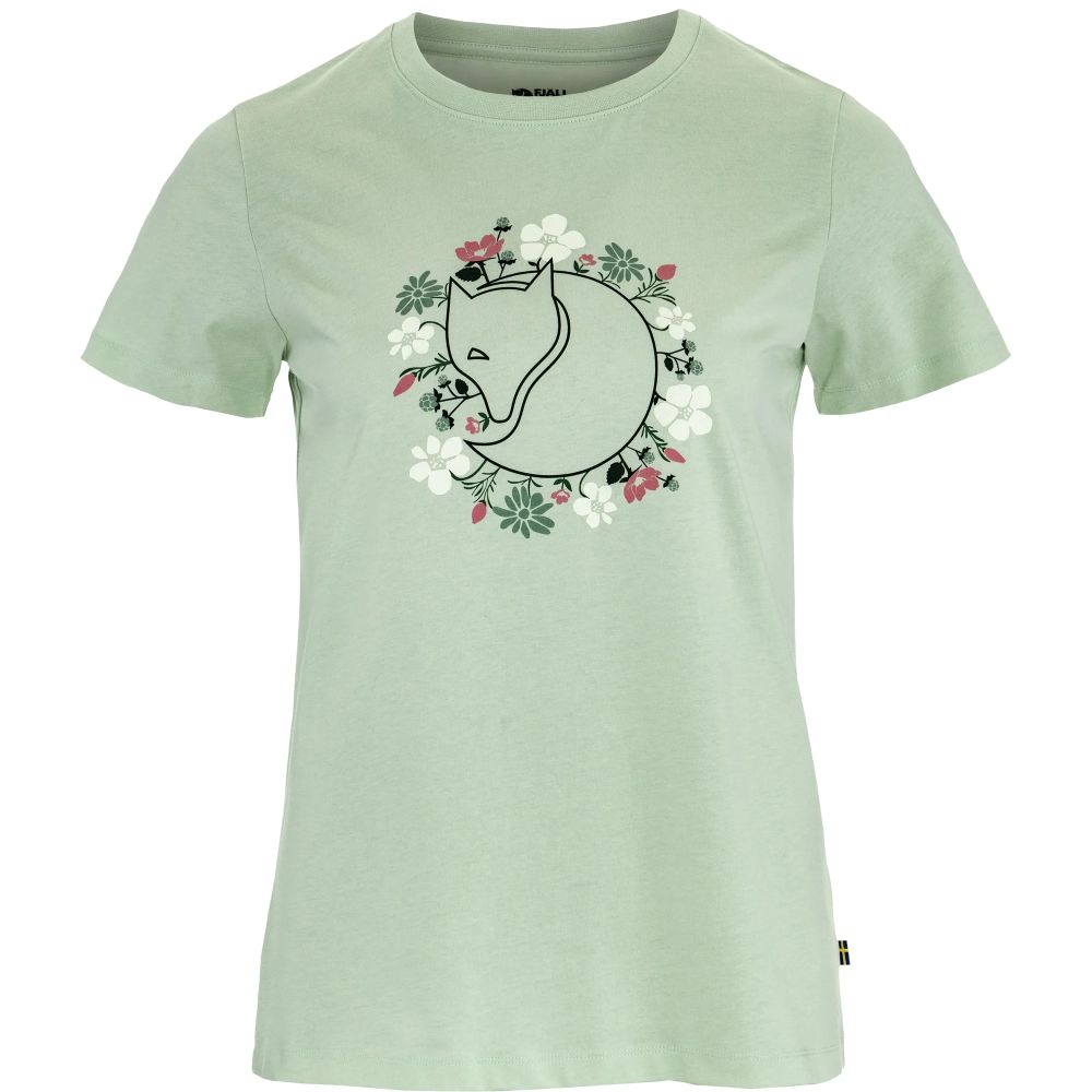 Fjällräven Fjällblomster Fox T-shirt W Soft Jade