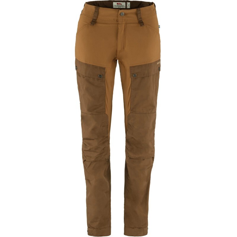 Fjällräven Keb Trousers Curved W Regular Timber Brown - Chestnut