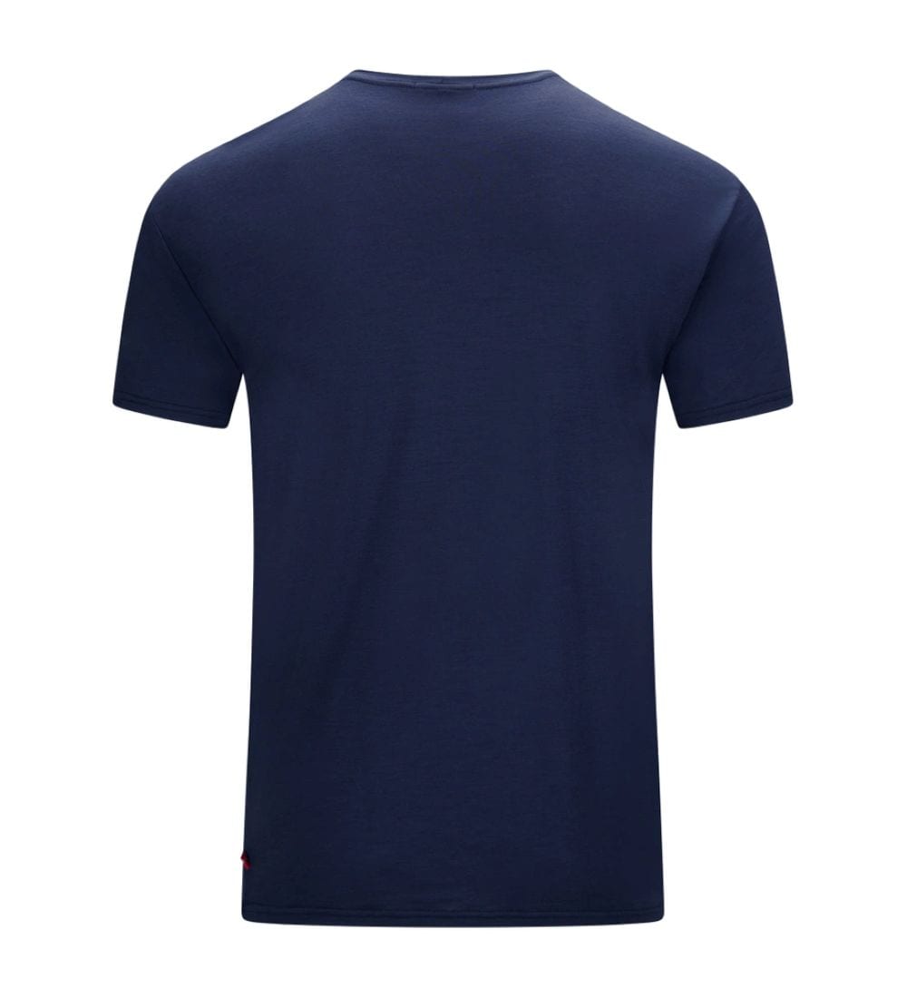 Aclima LightWool 140 Classic Tee Salmon M's Navy Blazer