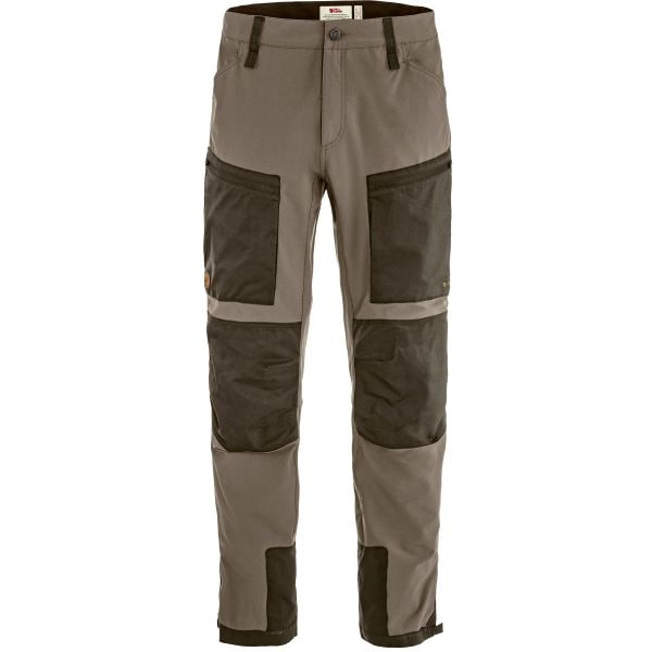 Fjällräven Keb Agile Trousers M Reg Suede Brown - Dark Olive
