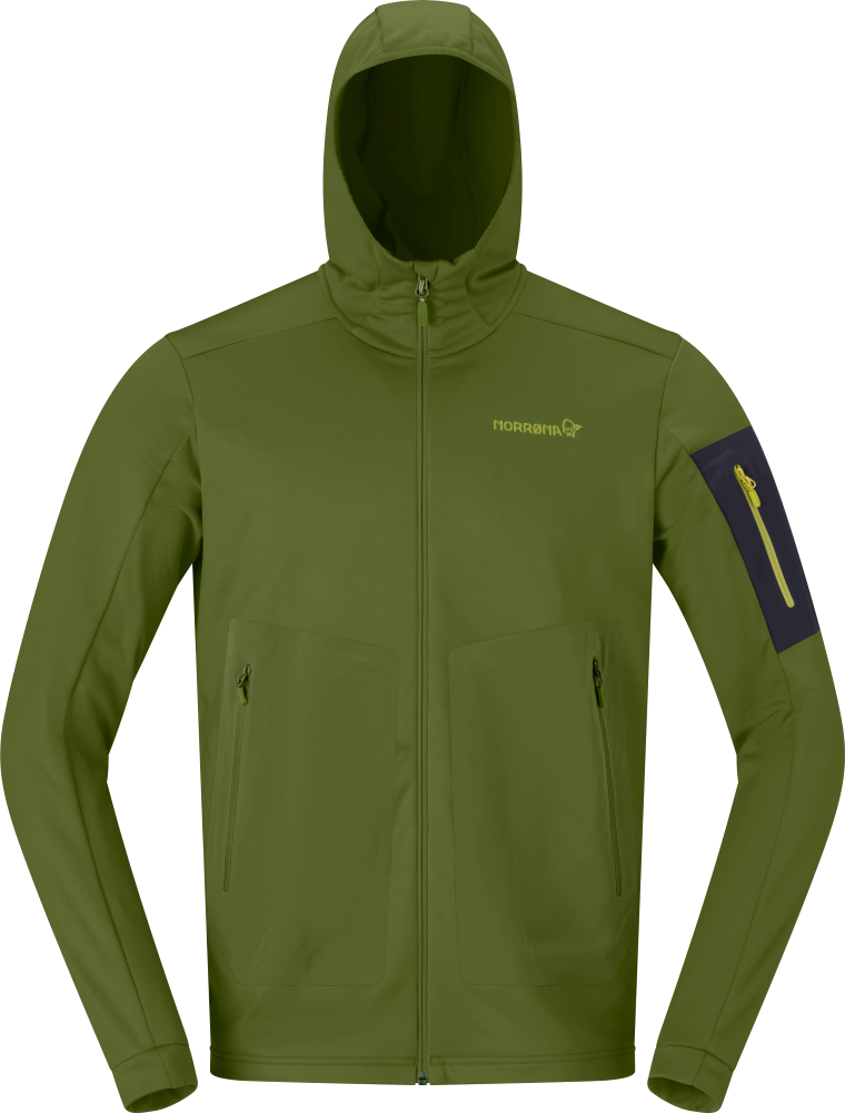 Norrøna Falketind Warm2 Stretch Hood M's Pesto