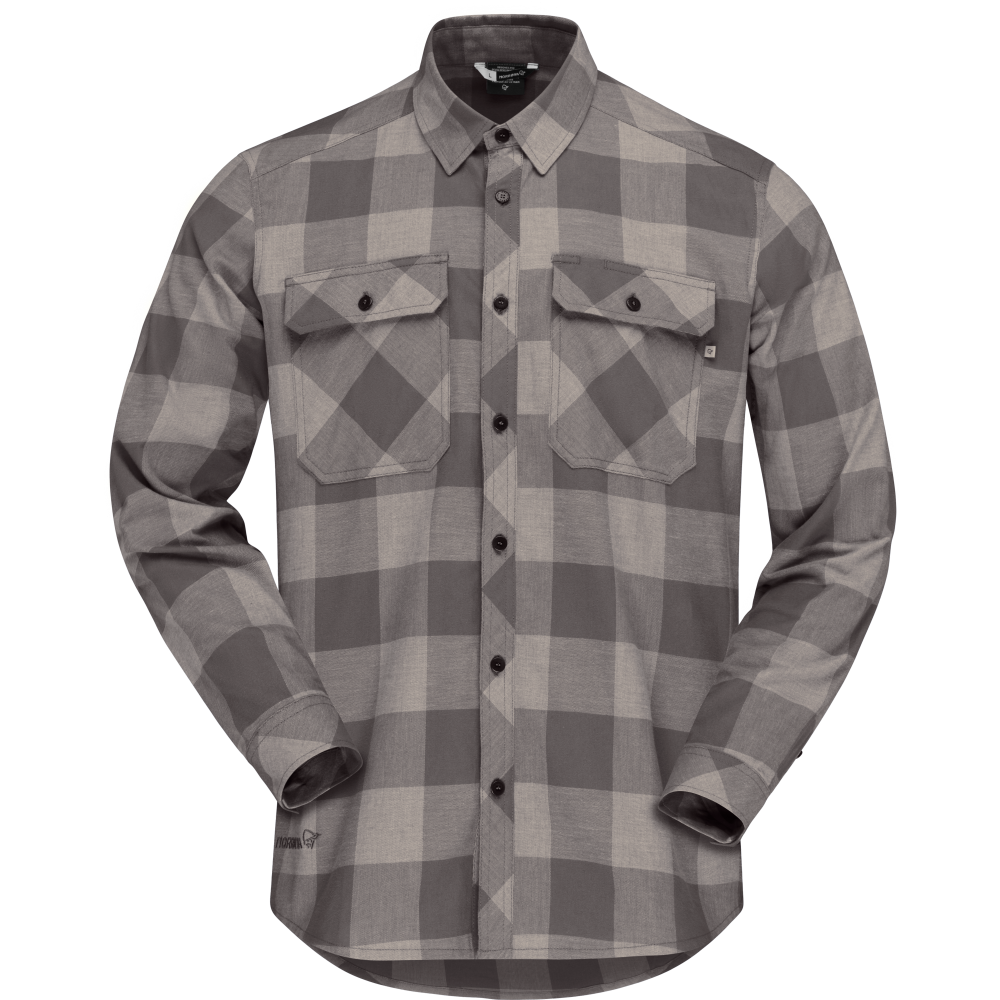 Norrøna Femund Flannel Lightweight Shirt (M) Winter Twig