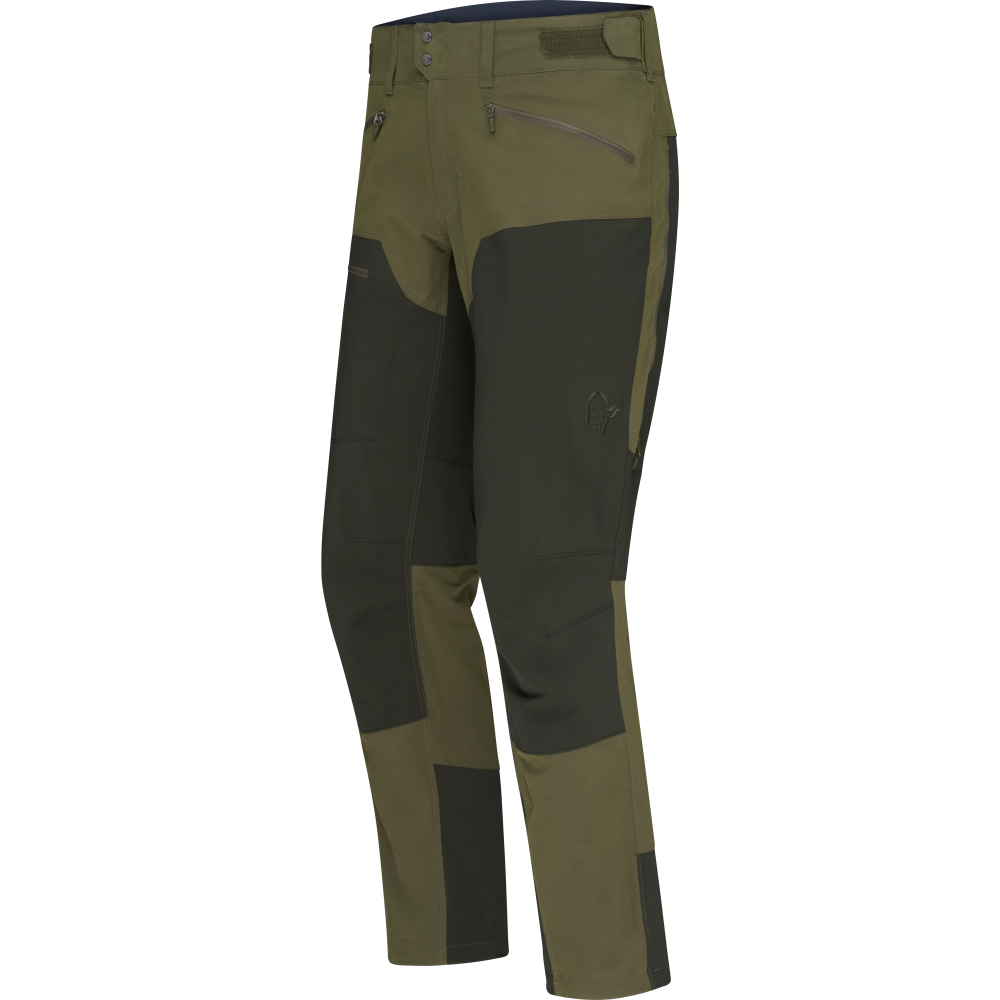 Norrøna Femund Cotton Flex1Pants (M) Olive Night/Rosin