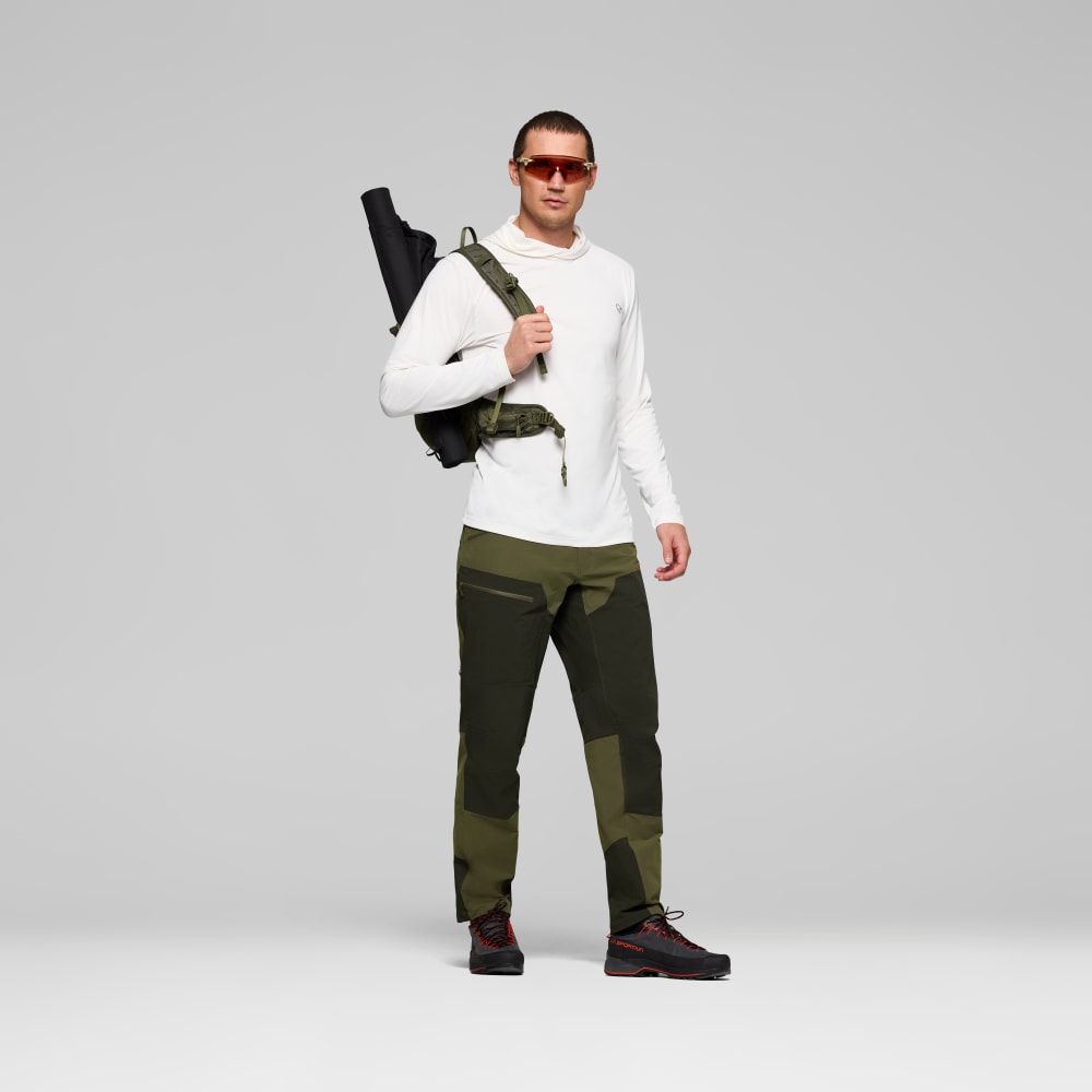 Norrøna Femund Cotton Flex1Pants (M) Olive Night/Rosin
