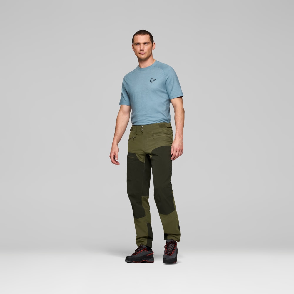 Norrøna Femund Cotton Flex1Pants (M) Olive Night/Rosin