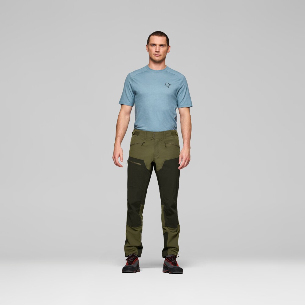 Norrøna Femund Cotton Flex1Pants (M) Olive Night/Rosin