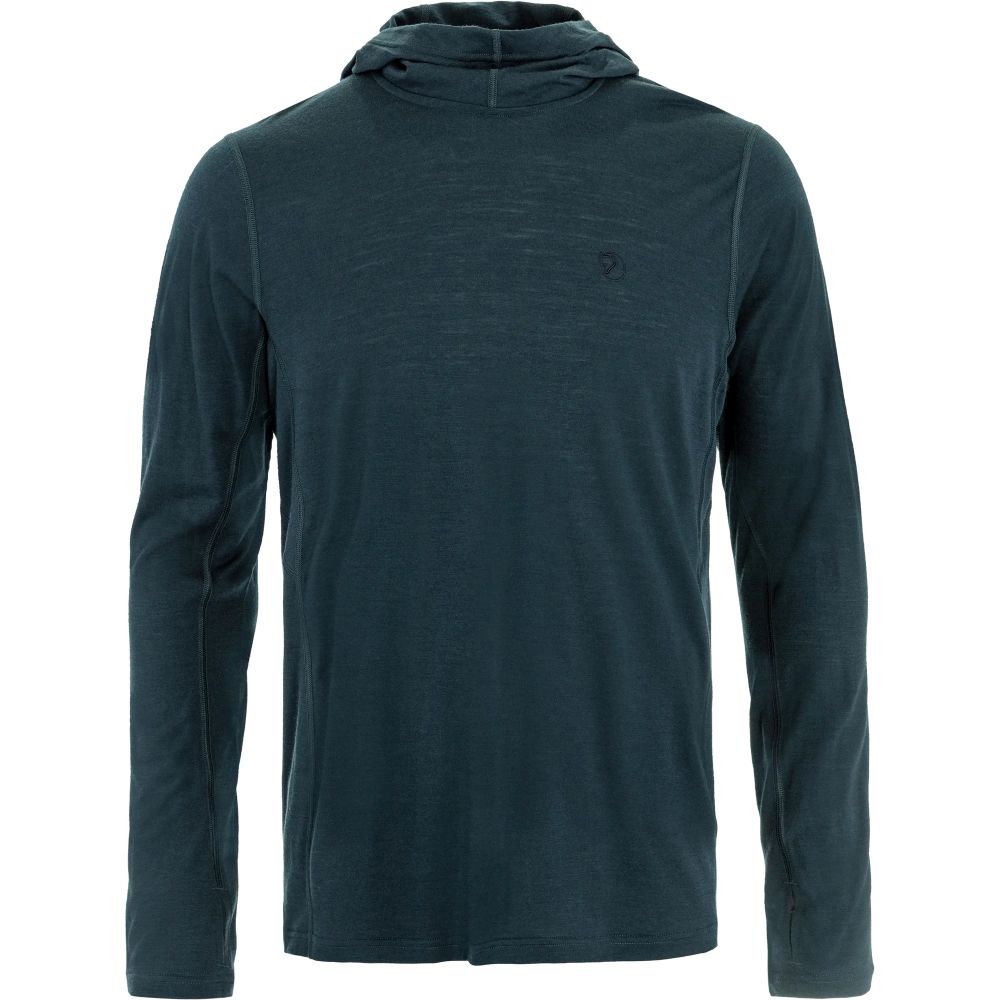 Fjällräven Abisko Wool Hoodie M Dark Navy