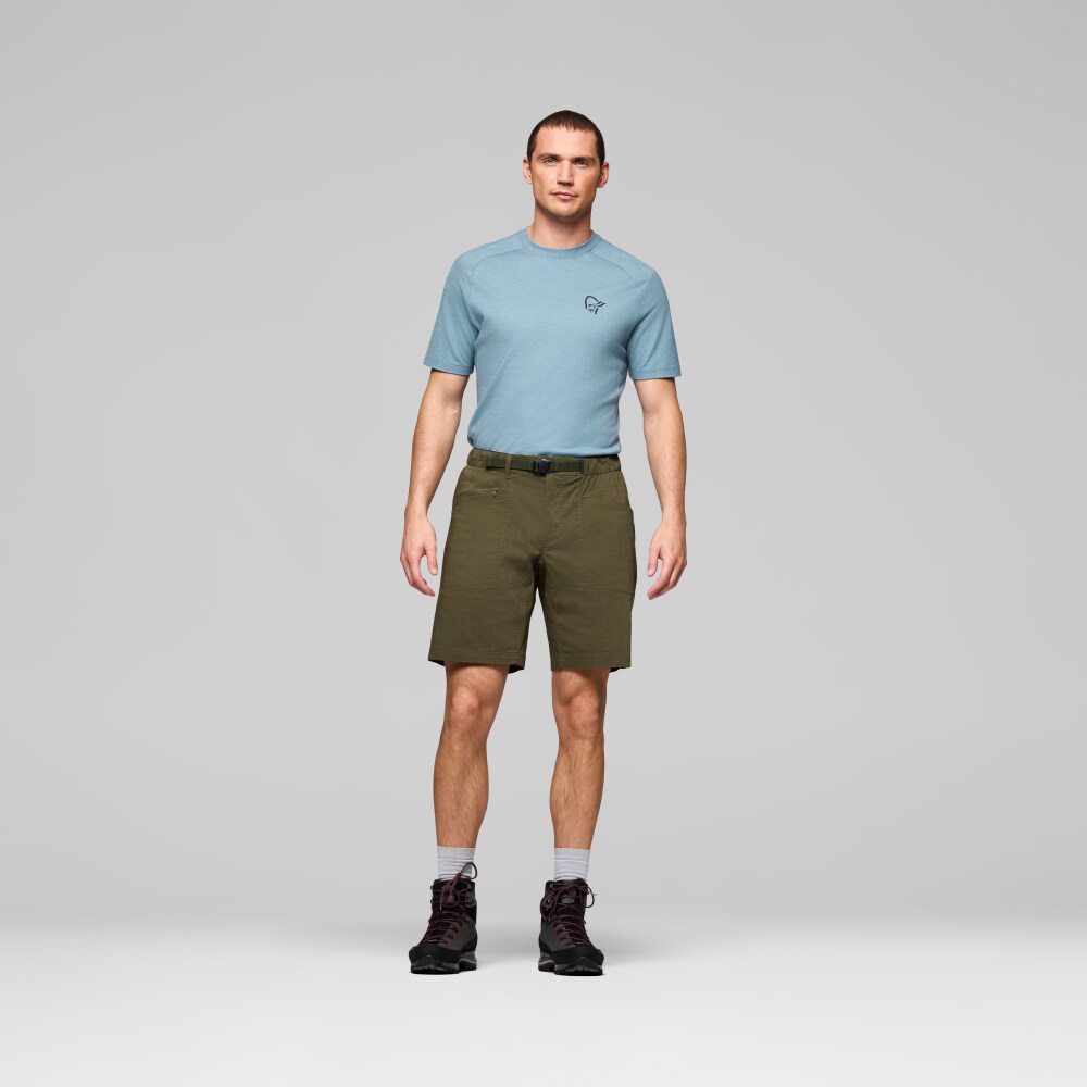 Norrøna Femund Mid Cotton Shorts (M) Olive Night