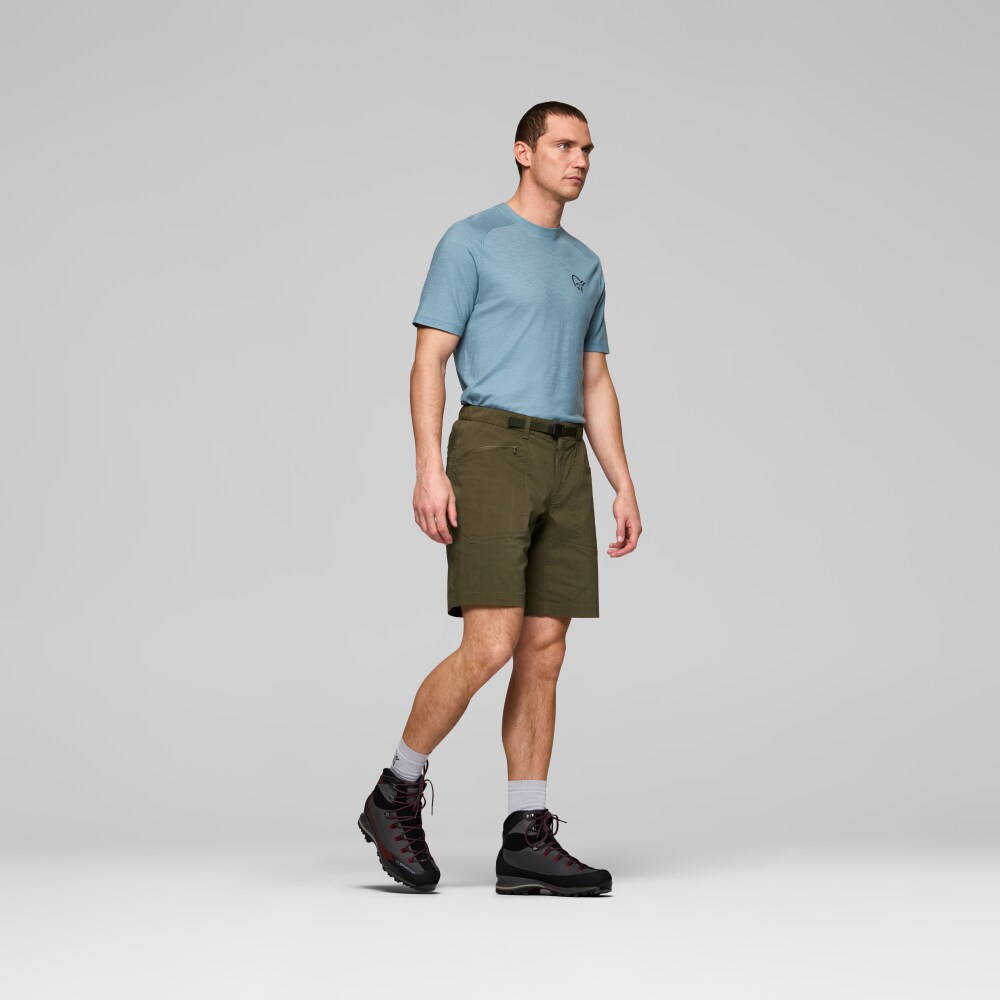 Norrøna Femund Mid Cotton Shorts (M) Olive Night
