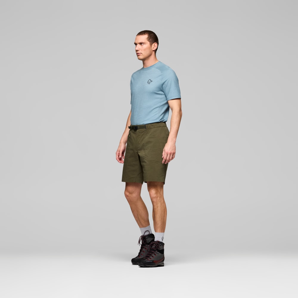 Norrøna Femund Mid Cotton Shorts (M) Olive Night