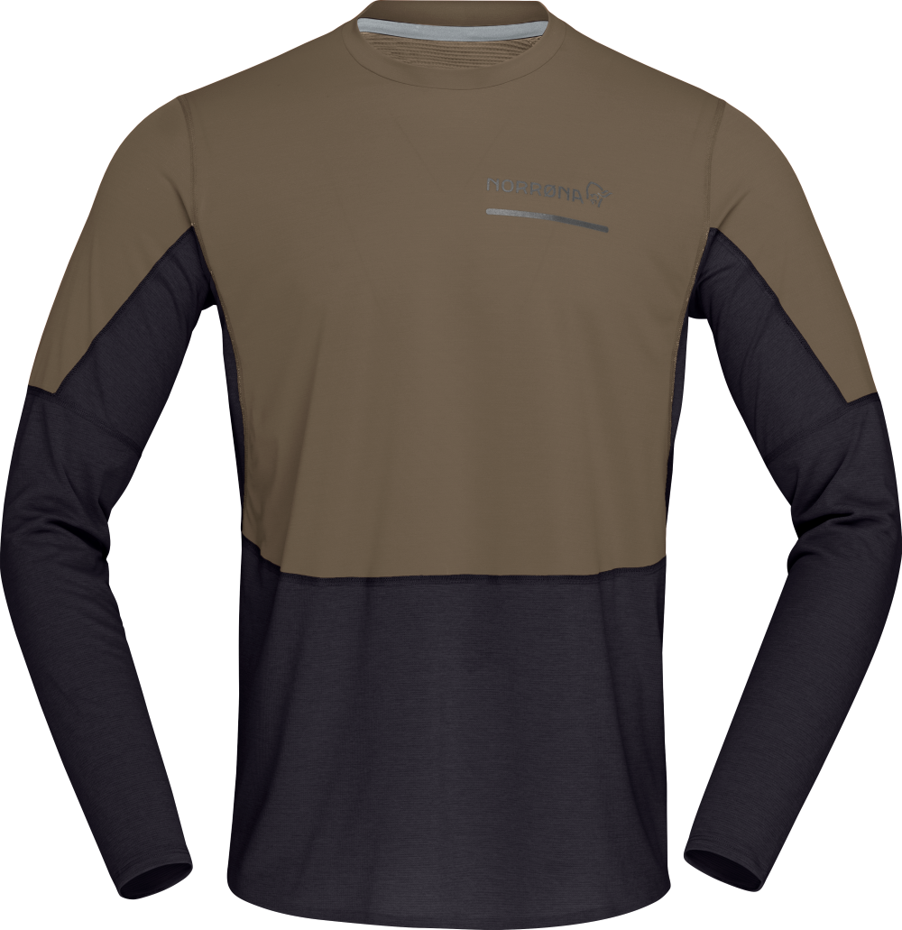 Norrøna Senja Equaliser Lightweight Long Sleeve M's Olive Night