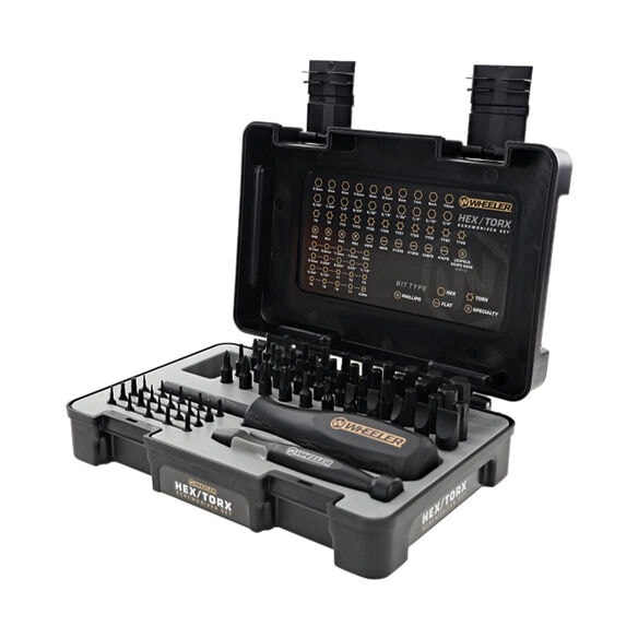 Wheeler Børsemaker Skrusett 65 Piece Hex/Torx