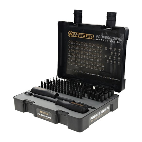 Wheeler Børsemaker 100 Piece Professional Screwdriver Set