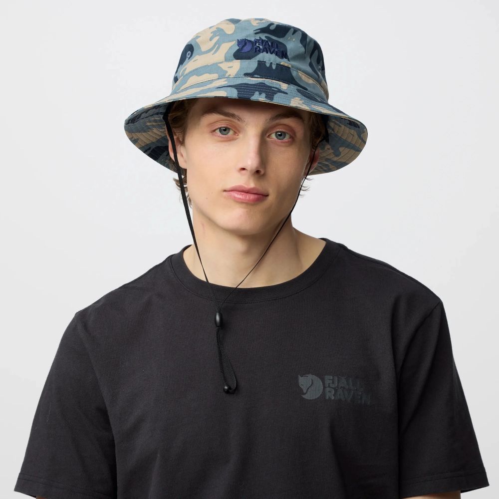 Fjällräven Vardag Bucket Hat Nimbus Blue - Fossil