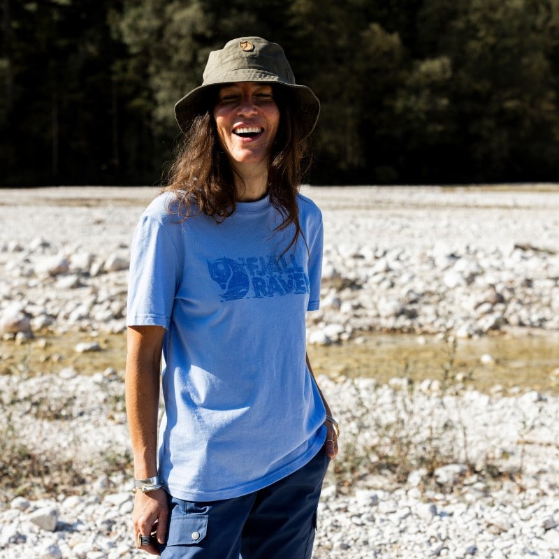 Fjällräven Lush Logo T-shirt W Soft Jade