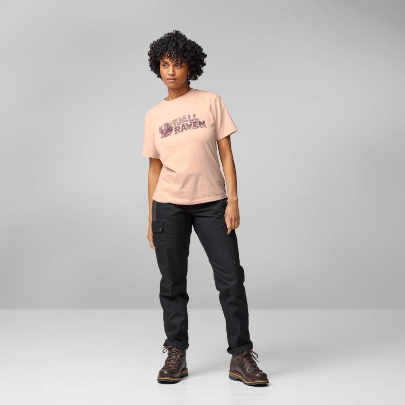 Fjällräven Lush Logo T-shirt W Soft Jade