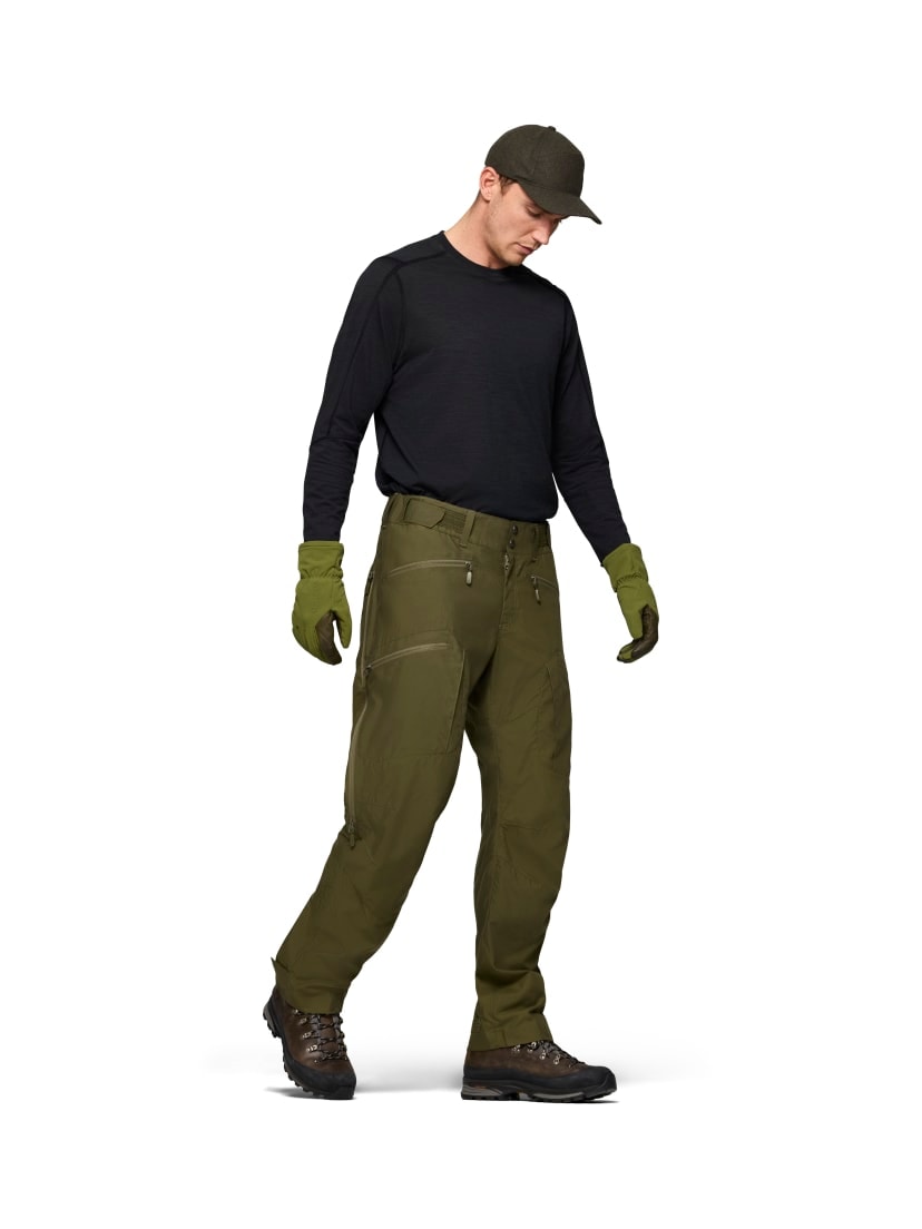 Norrøna Finnskogen Hybrid Pants (M) Olive Night