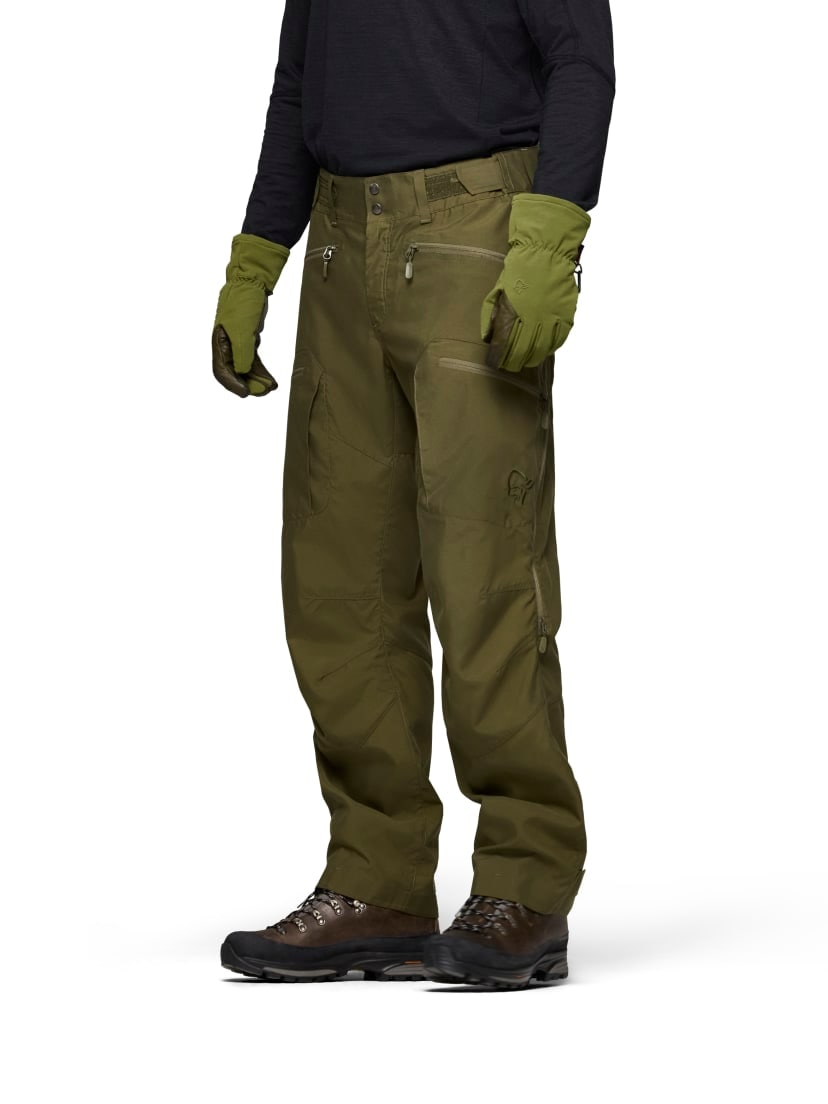 Norrøna Finnskogen Hybrid Pants (M) Olive Night