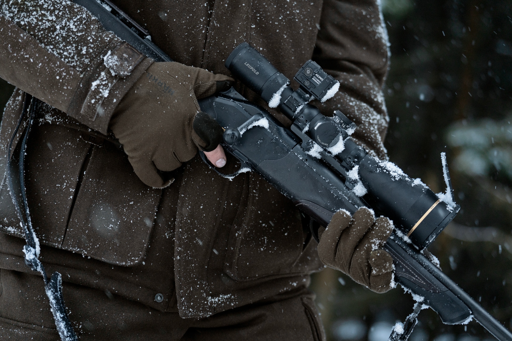 Härkila Garor HWS hansker med foldbar finger Hunting Green