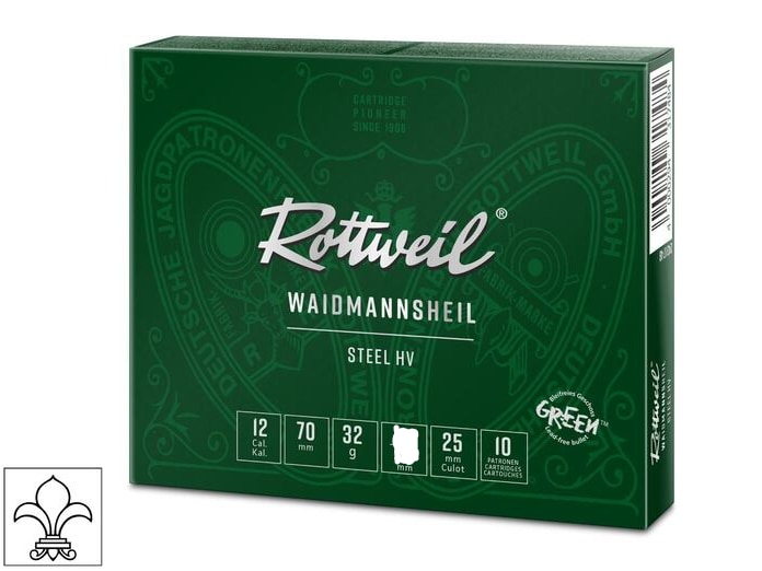 Rottweil Waidmannsheil Steel HV 12/70 32g Us.5